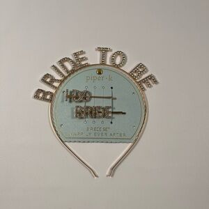 Piper-K Gold 'Bride to Be' Headband Set